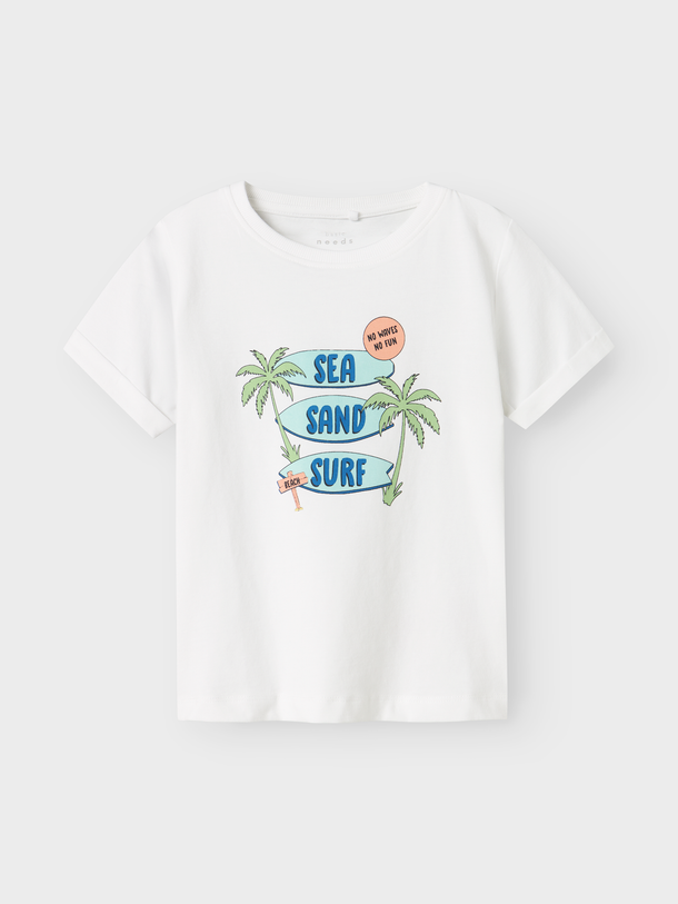 Product CAMISETA VUX - Bright White Print:Sea - Image 1
