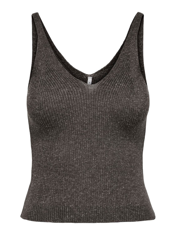 Product TOP LINA - Chocolate Brown Detail:MELANGE - Image 1