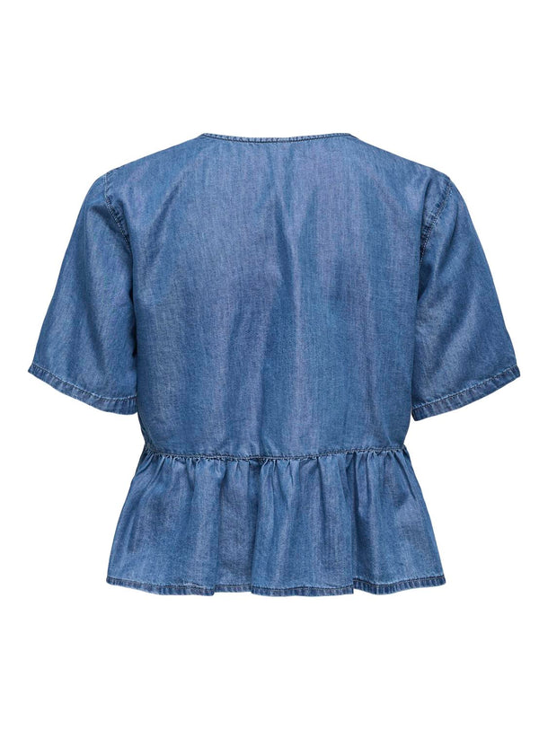 Product CAMISA DENIM BEA - Medium Blue Denim - Image 2
