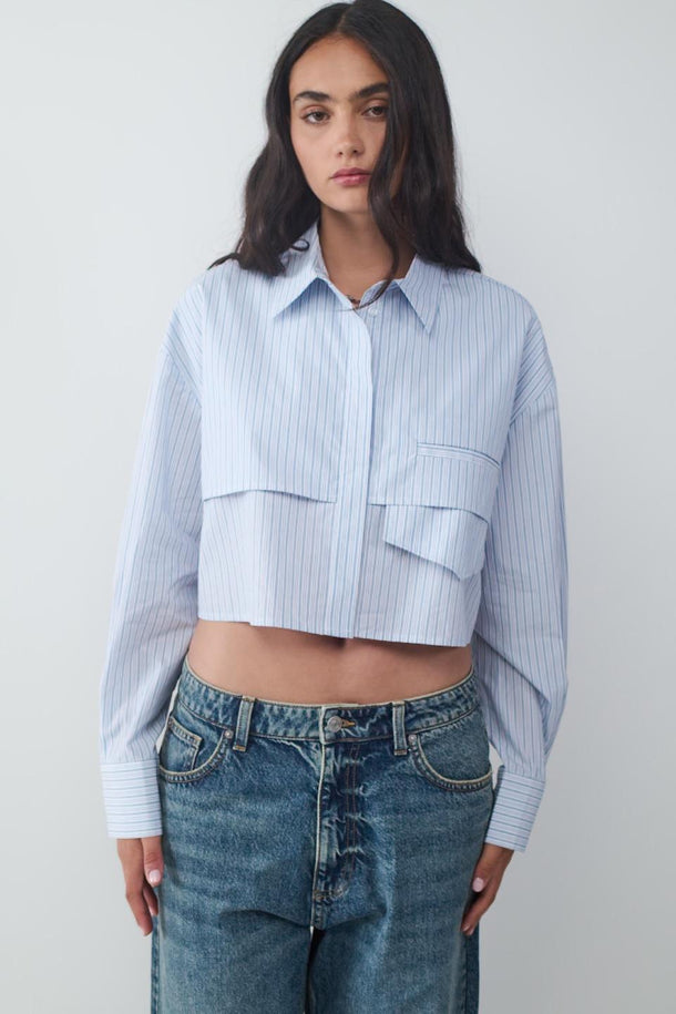 Product CAMISA CROPPED BAL - Airy Blue - Image 1