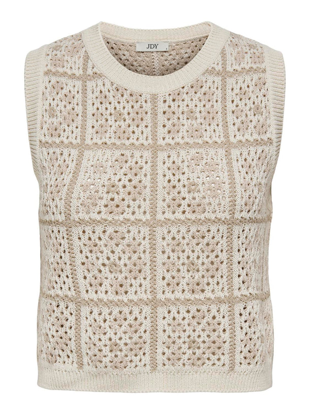 Product KNIT ROSALIE - Whitecap Gray Detail:FLOWER - Image 1