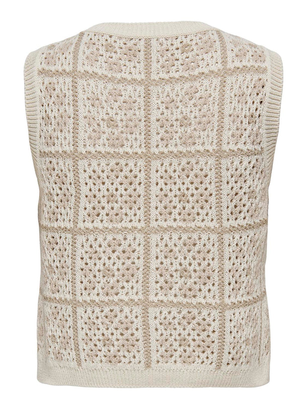 Product KNIT ROSALIE - Whitecap Gray Detail:FLOWER - Image 2