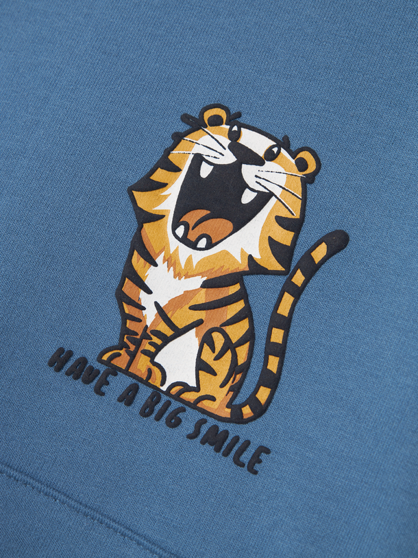 Product SUDADERA VILDAR - Coronet Blue Print:Tiger - Image 2