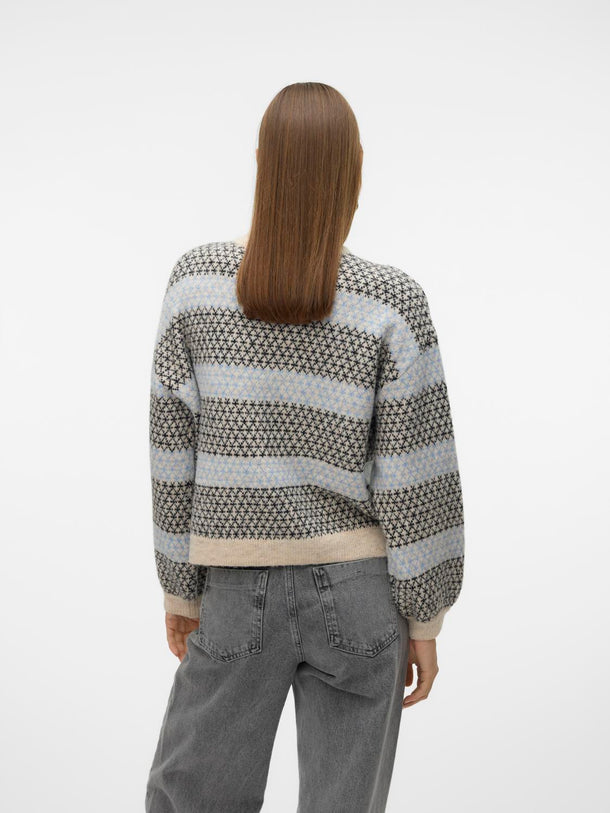 Product SWEATER TRIXIE - Birch Detail:W. BLACK AND ALLURE - Image 3