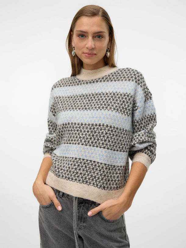 Product SWEATER TRIXIE - Birch Detail:W. BLACK AND ALLURE - Image 5