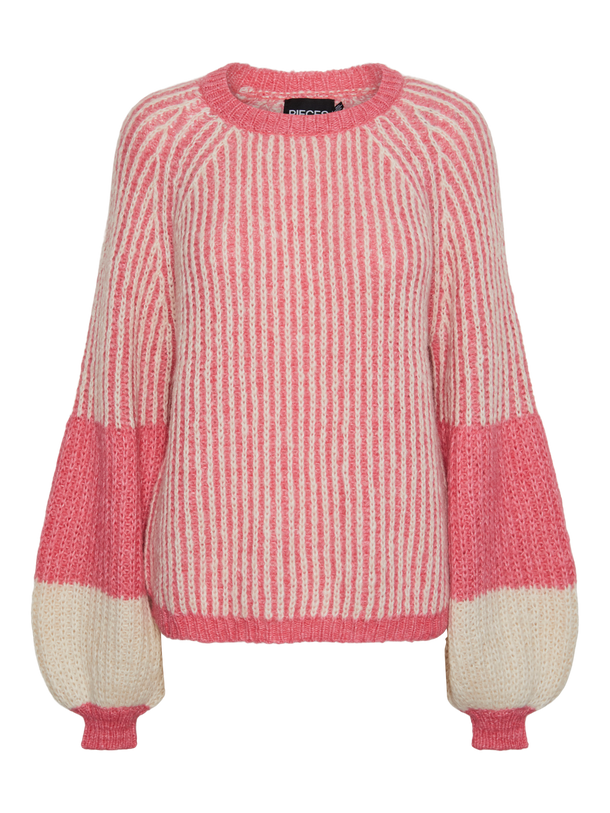 Product SUÉTER DAISI - Hot Pink Stripes:SANDSHELL - Image 4