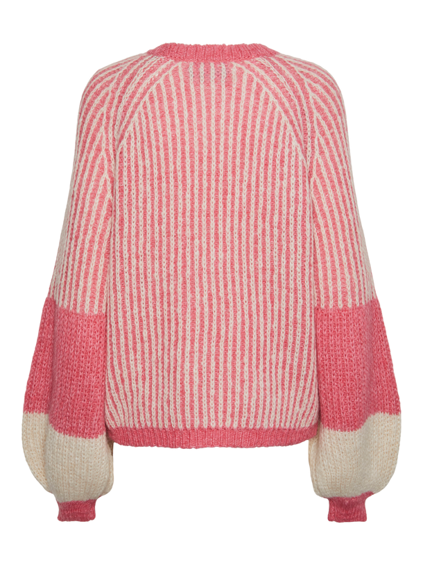 Product SUÉTER DAISI - Hot Pink Stripes:SANDSHELL - Image 5