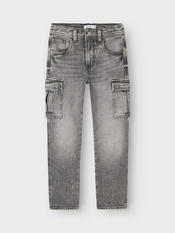 Product JEAN CARGO SILAS - Medium Grey Denim - Image 1