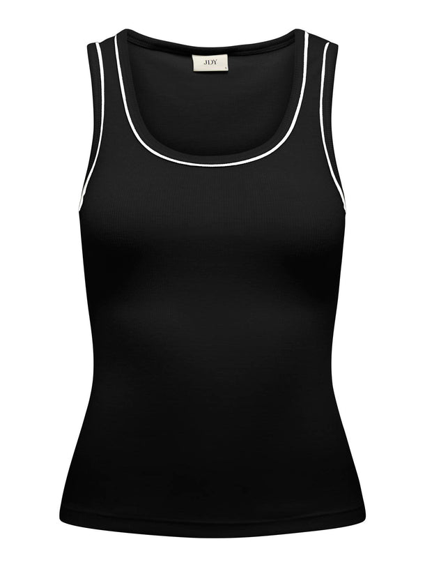 Product TOP ASTA-Black Detail:CD PIPING - Image 1