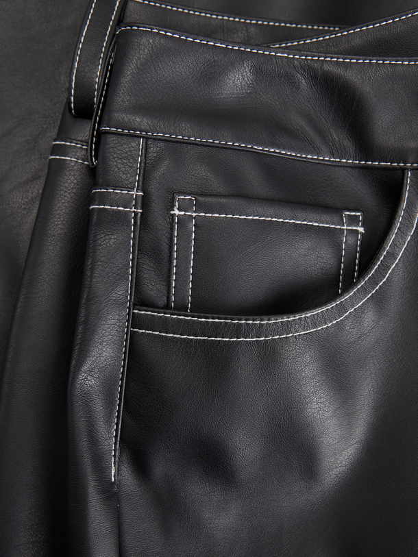 Product PANTALON LILA - Black Detail:CONTRAST - Image 7
