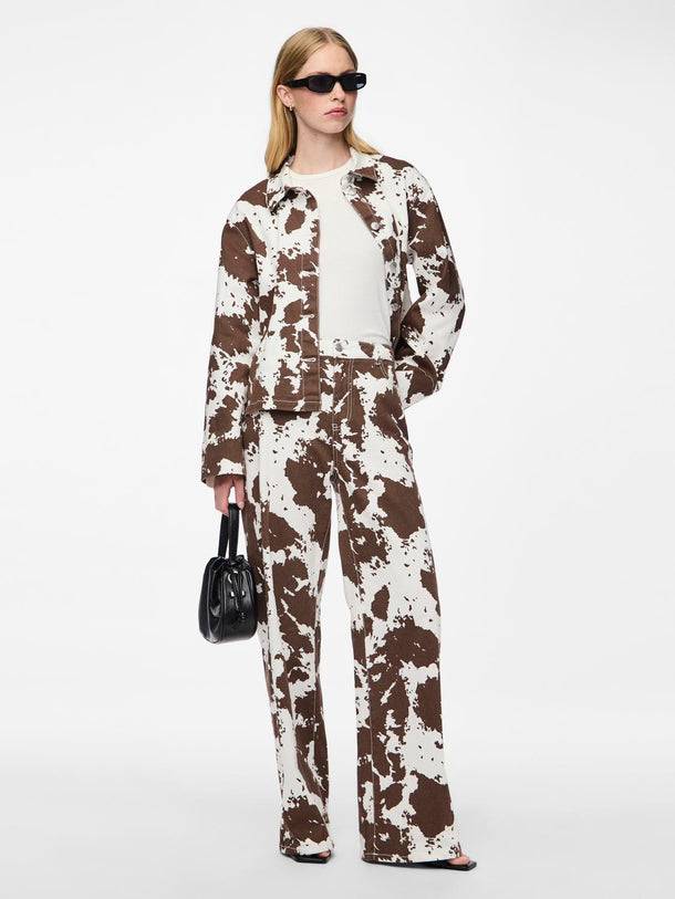 Product JEAN FAMINA - Bright White AOP:Cow - Image 1