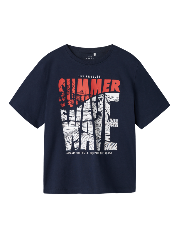 Product CAMISETA VAGNO - Navy Blazer Print:Summer Wave - Image 3