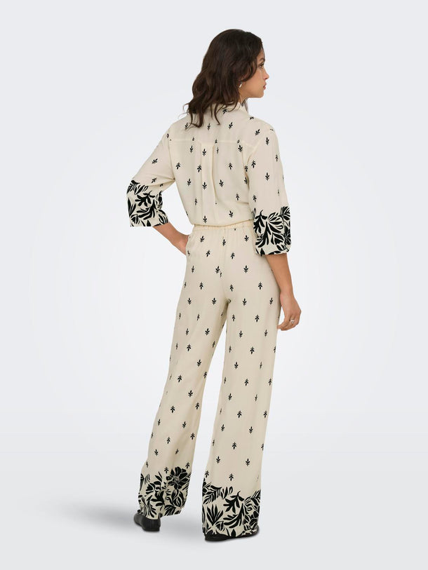 Product PANTALON MAGGIE - Sandshell AOP:BLACK ETHNIC - Image 3