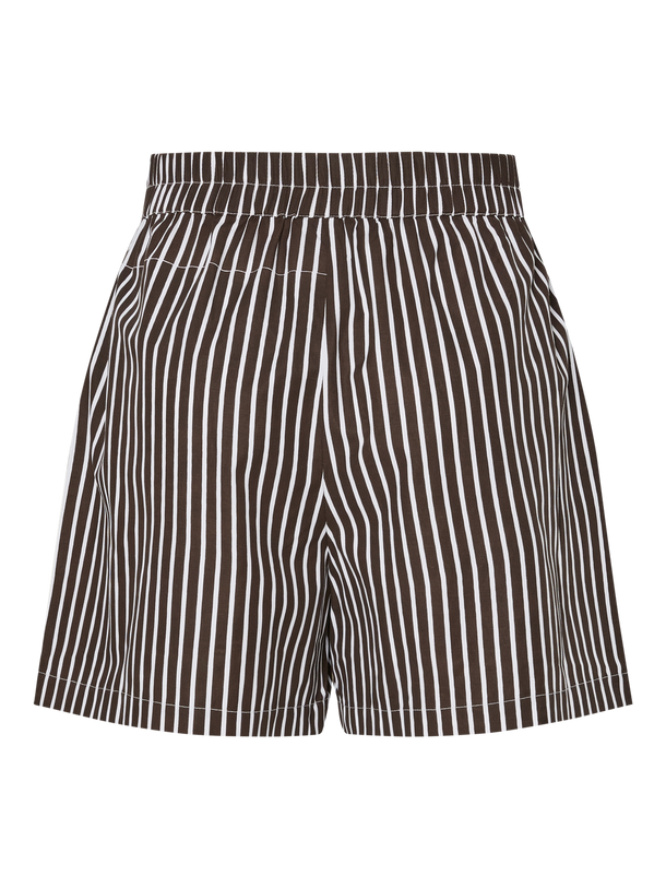 Product SHORT TIRO ALTO RAYAS AIDA-Delicioso Stripes:COCONUT MILK - Image 3