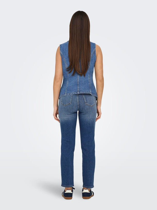 Product CHALECO DE DENIM GIU-Medium Blue Denim - Image 5