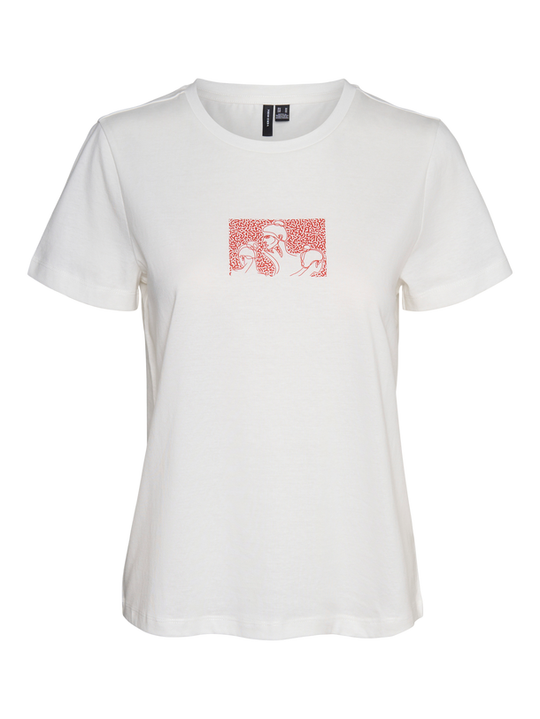 Product CAMISETA BERIT - Snow White Print:RED - Image 1