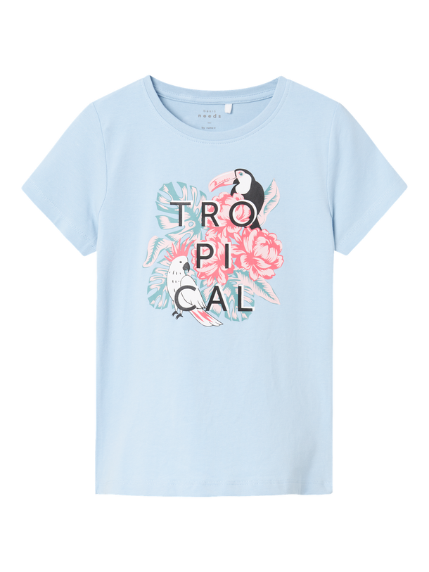 Product CAMISETA VIX - Chambray Blue Print:Tropical - Image 3