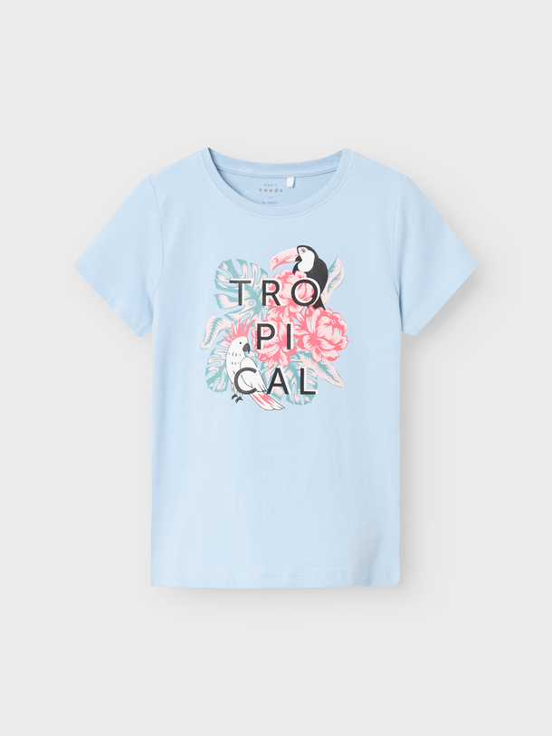 Product CAMISETA VIX - Chambray Blue Print:Tropical - Image 1