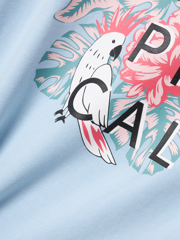 Product CAMISETA VIX - Chambray Blue Print:Tropical - Image 2