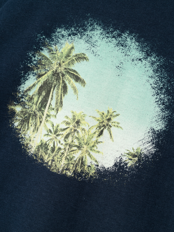 Product CAMISETA VOTO - Dark Sapphire Print:Palms - Image 2