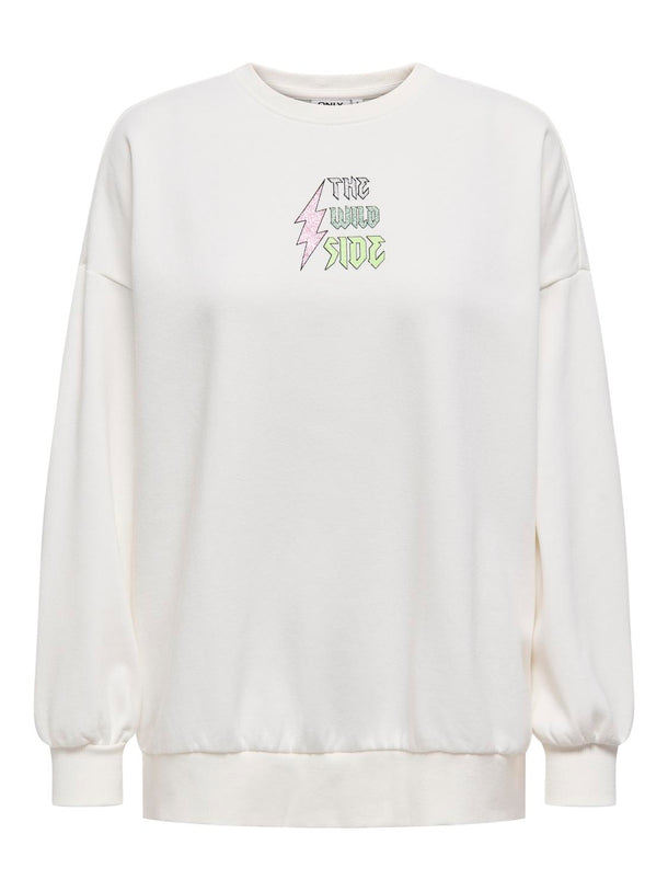 Product BUZO OVERSIZE ESTAMPADO INDA-Egret Print:Electric wild side - Image 2