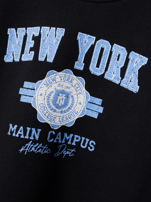 Product SUDADERA VANITA - Black Print:NEW YORK - Image 2