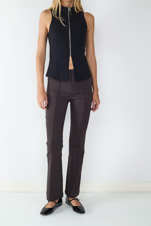 Product PANTALÓN LARGO FLARE BMK-Concrete Grey - Image 2