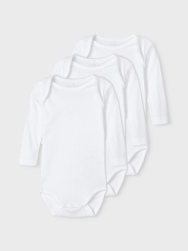 Product PACK X3 BODY MANGA LARGA - Bright White - Image 1