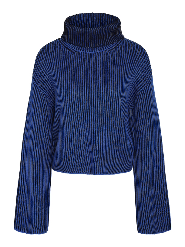 Product SWEATER TONE - Lapis Blue Stripes:BLACK - Image 1