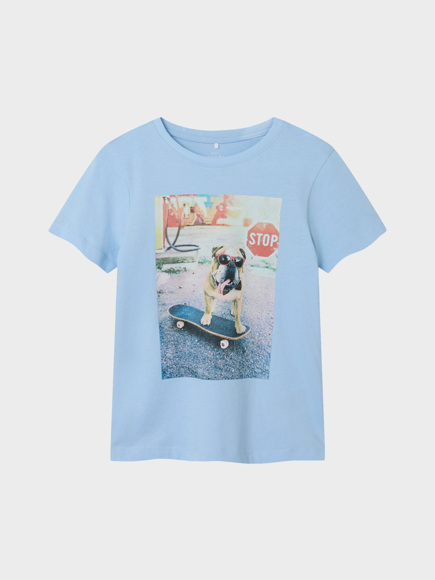 Product CAMISETA VOTO - Chambray Blue Print:Dog - Image 1