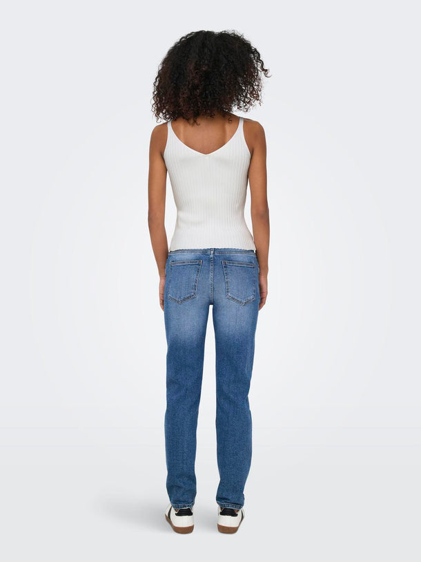 Product TOP ACANALADO CON HEBILLA METÁLICA THELMA-Cloud Dancer Detail:Gold - Image 6