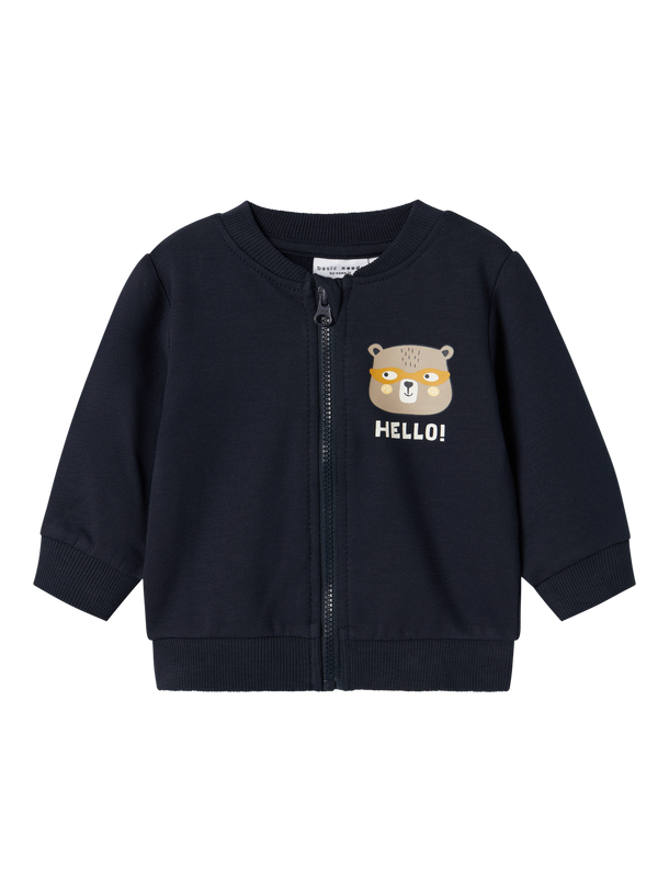 Product CARDIGAN VONNE - Dark Sapphire Print:HELLO - Image 1
