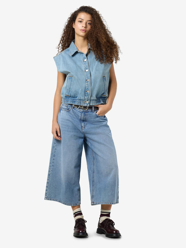 Product CHALECO BOMBER DENIM ELSIE-Light Blue Denim - Image 3