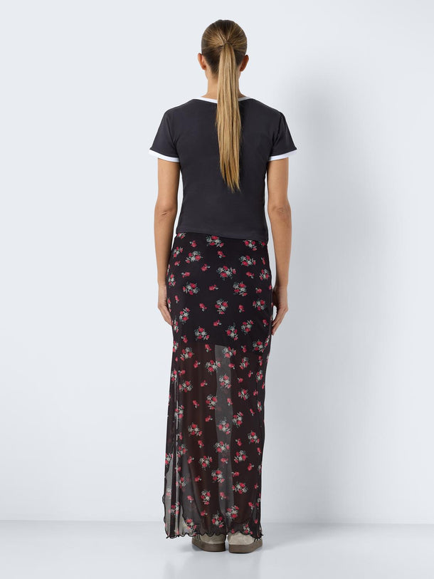 Product FALDA LESLEY - Black AOP:LILLE ROSE - Image 2