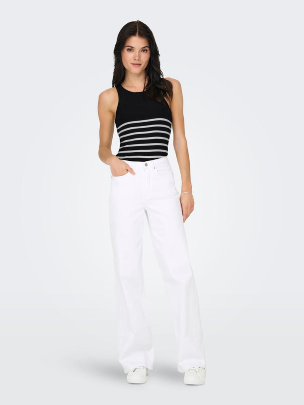 Product TOP KENYA - Black Stripes:BRIGHT WHITE - Image 2