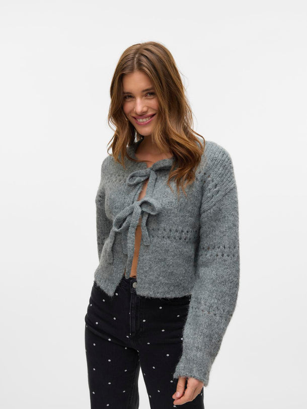 Product CÁRDIGAN ADELINA - Medium Grey Melange - Image 2