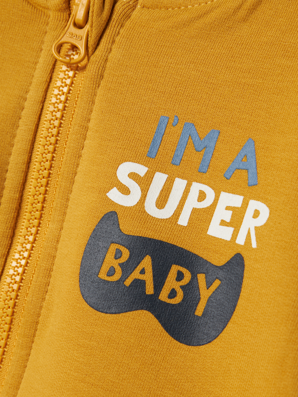 Product CARDIGAN VONNE - Narcissus Print:IM A SUPER BABY - Image 2