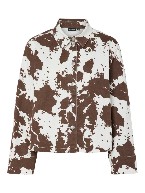 Product CHAQUETA FAMINA - Bright White AOP:Cow - Image 5