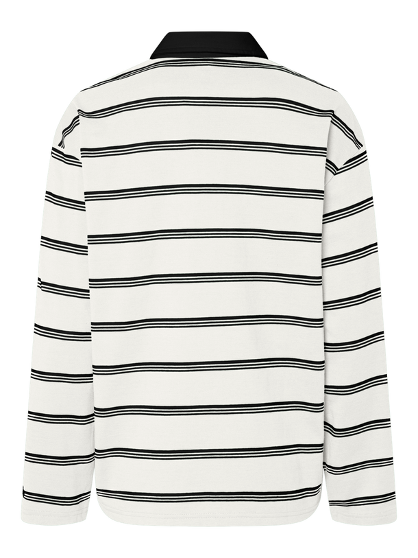 Product CAMISETA SADIE - Cloud Dancer Stripes:BLACK - Image 2