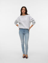 Super Light Grey Melange Print:BOOK CLUB