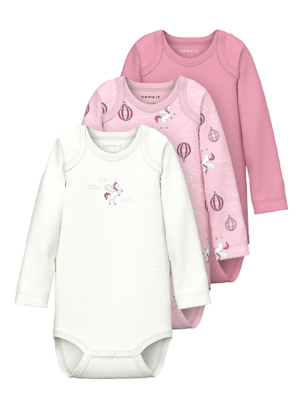 Product PACK DE 3 BODIES UNICORNIO - Parfait Pink - Image 5