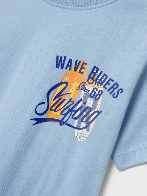 Product CAMISETA VELIX - Chambray Blue Print:Surf - Image 2