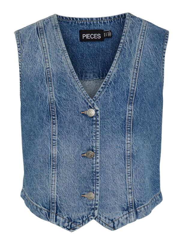 Product CHALECO ALMA  - Medium Blue Denim - Image 4