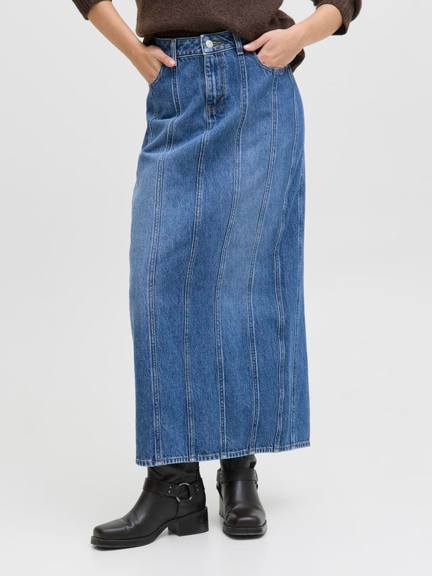 Product POLLERA MAXI DENIM ANA-Medium Blue Denim - Image 1