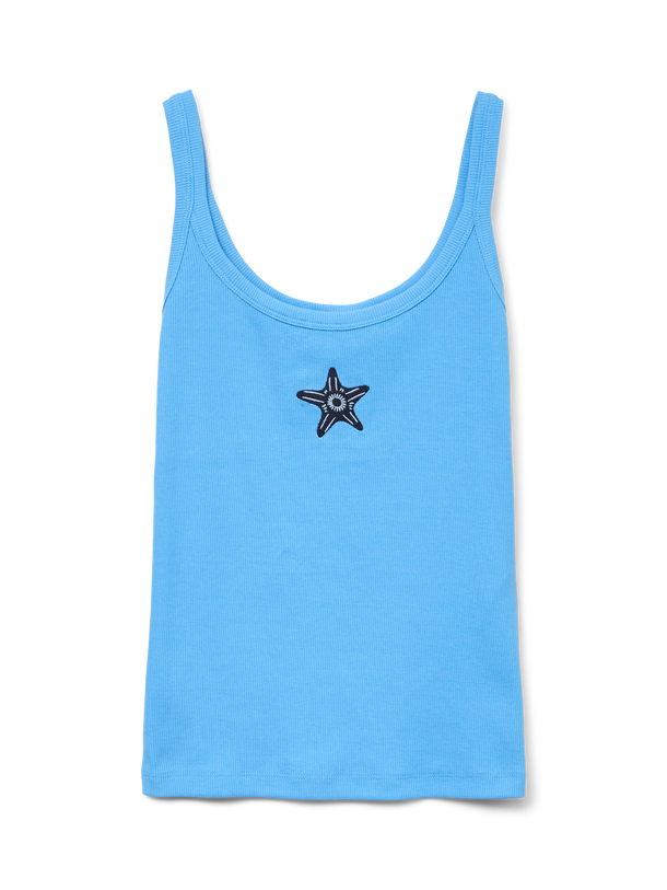 Product TOP DIANA-Azure Blue Print:STARFISH - Image 7