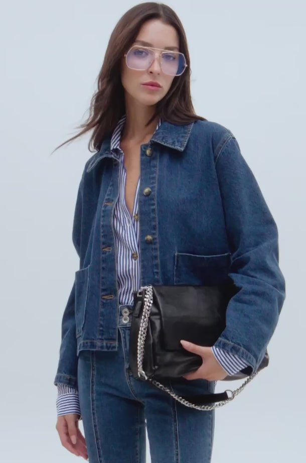 Product CHAQUETA LERIN  - Dark Blue Denim - Image 5