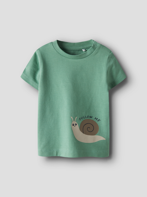 Product CAMISETA VACION-Creme De Menthe Print:Snail - Image 4