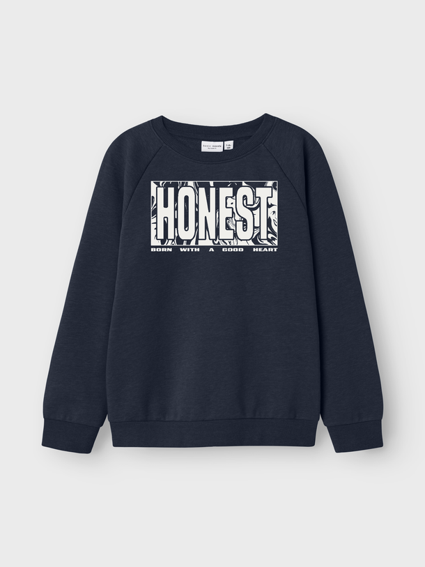 Product SUDADERA VION - Dark Sapphire Print:Honest - Image 1