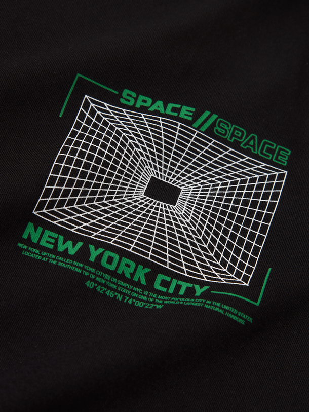 Product CAMISETA VUX - Black Print:Space Space - Image 2