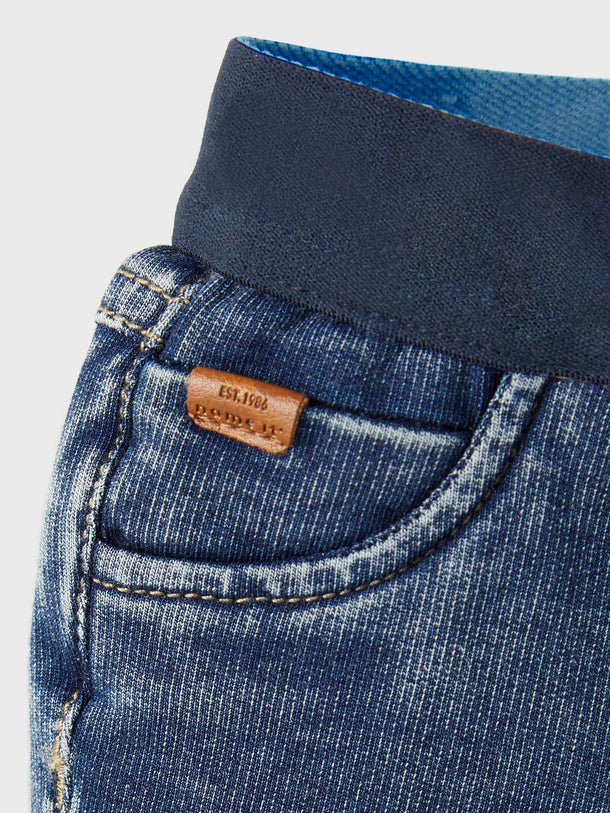 Product JEAN REGULAR FIT - Dark Blue Denim Detail:SOLID - Image 3